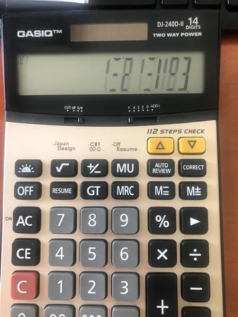 ماشین حساب کاسیک مدل DJ-240D