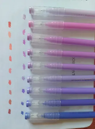 روان نویس 0.6 میلی متری لنگو مدل GB/T 37853 بسته 9 عددی