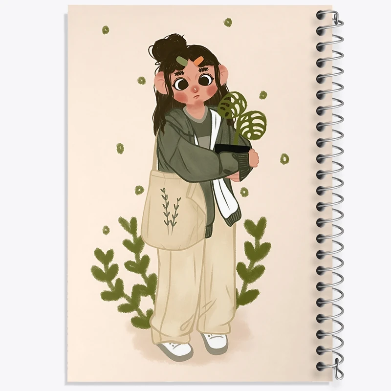 دفتر لیست خرید 50 برگ خندالو طرح دخترانه کد F3666