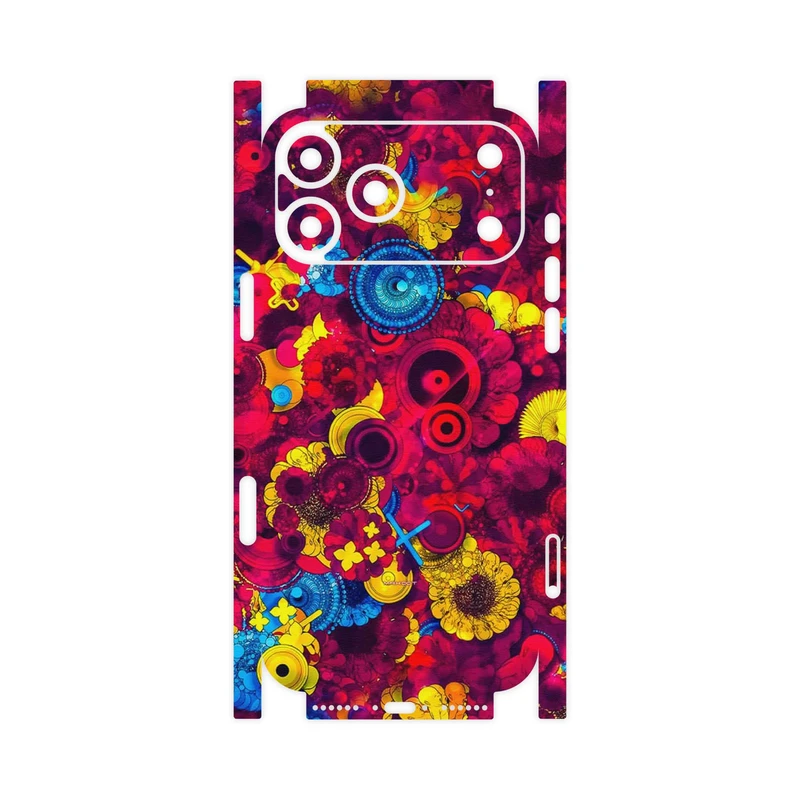 برچسب پوششی ماهوت مدل Vector Flower Garden Digital Art-FullSkin مناسب برای گوشی موبایل اپل iPhone 17 Pro Max