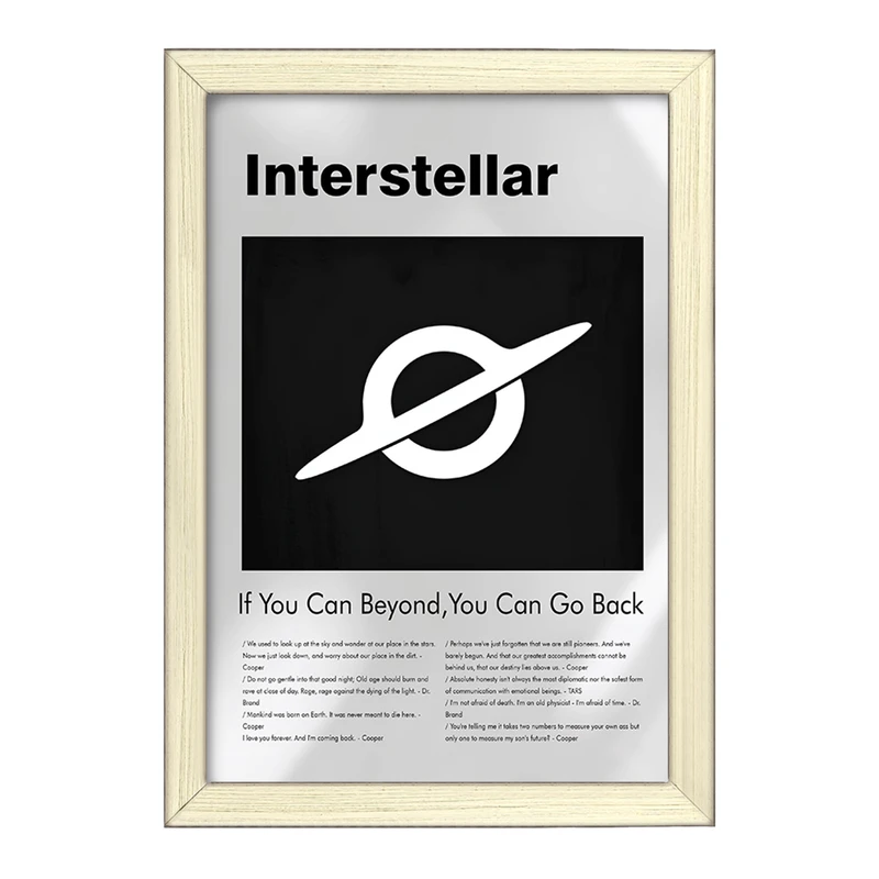 تابلو خندالو طرح میان ستاره ای (Interstellar) کد F13816