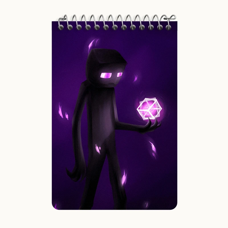 دفتر یادداشت 50 برگ خندالو طرح ماینکرافت (Minecraft) کد F14100