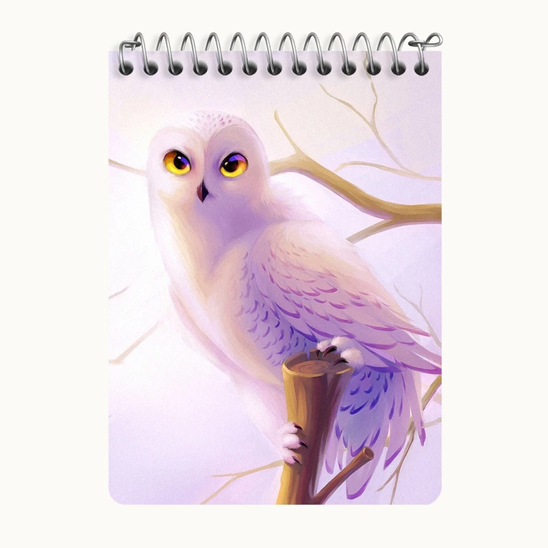 دفتر یادداشت 50 برگ خندالو طرح جغد زیبا کد N8877