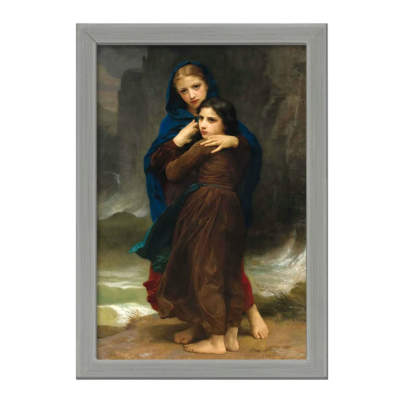 تابلو خندالو طرح نقاشی طوفان اثر ویلیام بوگرو کد F12504