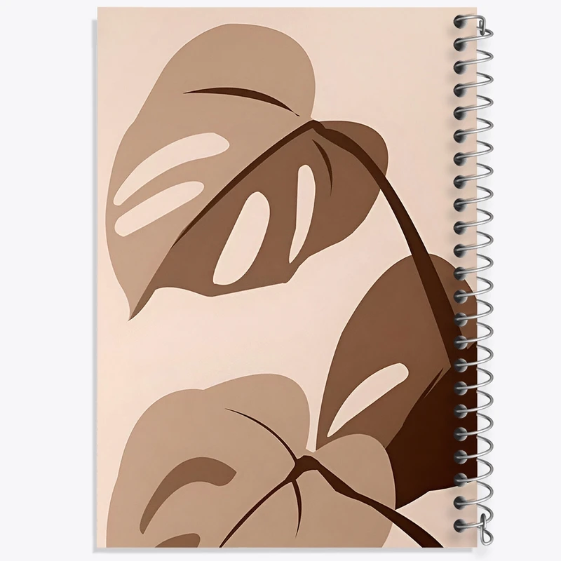 دفتر طراحی 50 برگ خندالو طرح برگ انجیری کد N8644