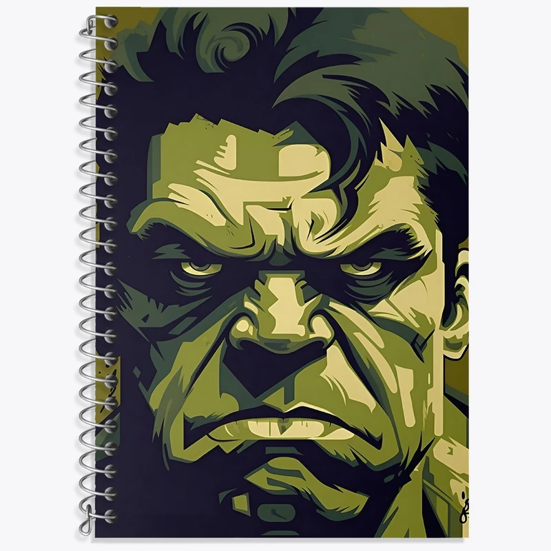 دفتر لغت 50 برگ خندالو طرح هالک کد F3963