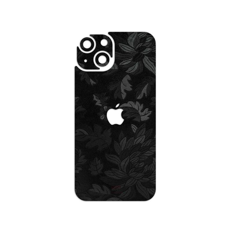 برچسب پوششی ماهوت مدل Black-Wildflower مناسب برای گوشی موبایل اپل iPhone 14