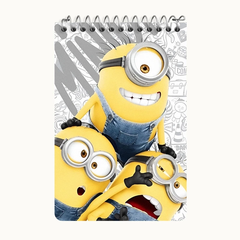 دفتر یادداشت 50 برگ خندالو طرح مینیون‌ها (Minions) کد F3391