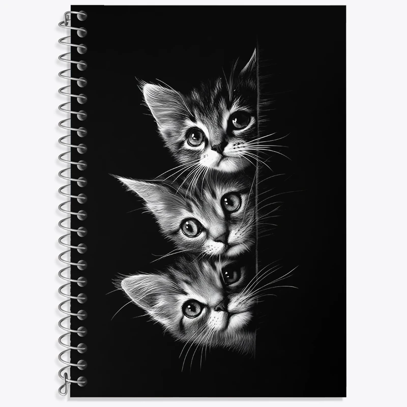 دفتر نت موسیقی 50 برگ خندالو طرح گربه های بامزه کد N7707