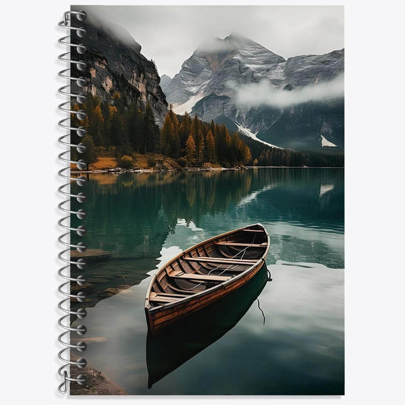 دفتر نت موسیقی 50 برگ خندالو طرح منظره طبیعت کد F4273