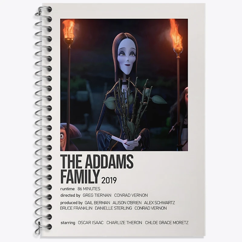 دفتر لغت 50 برگ خندالو طرح خانواده آدامز (The Addams Family) کد F13412