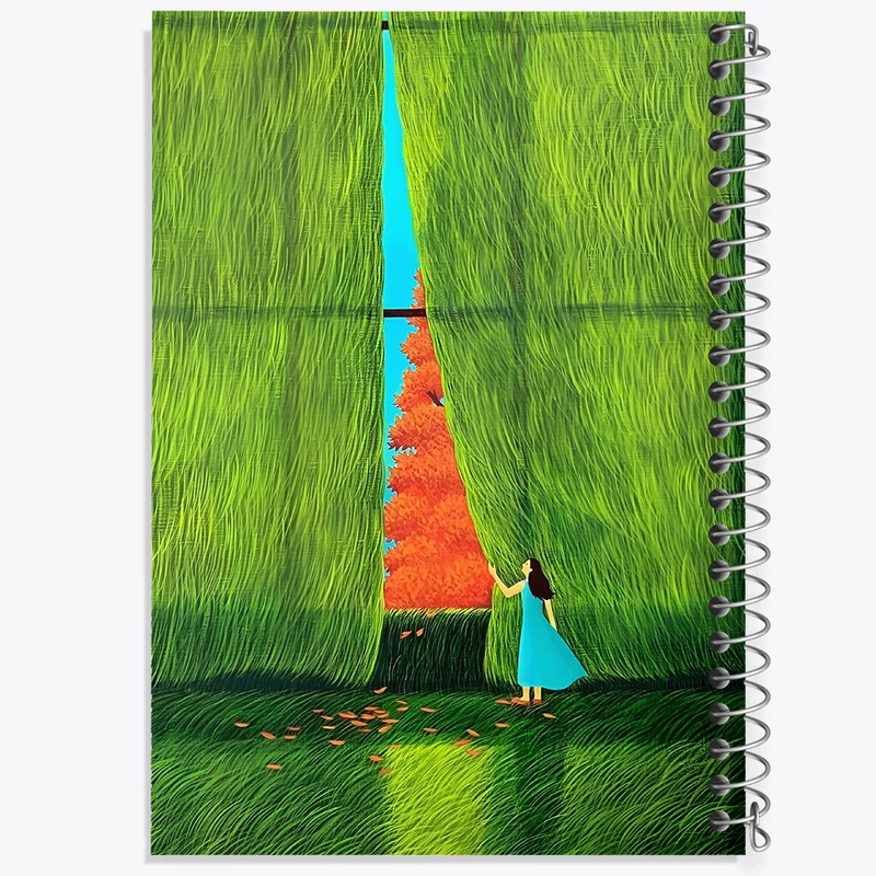 دفتر مشق 50 برگ خندالو طرح دخترانه کد F8815