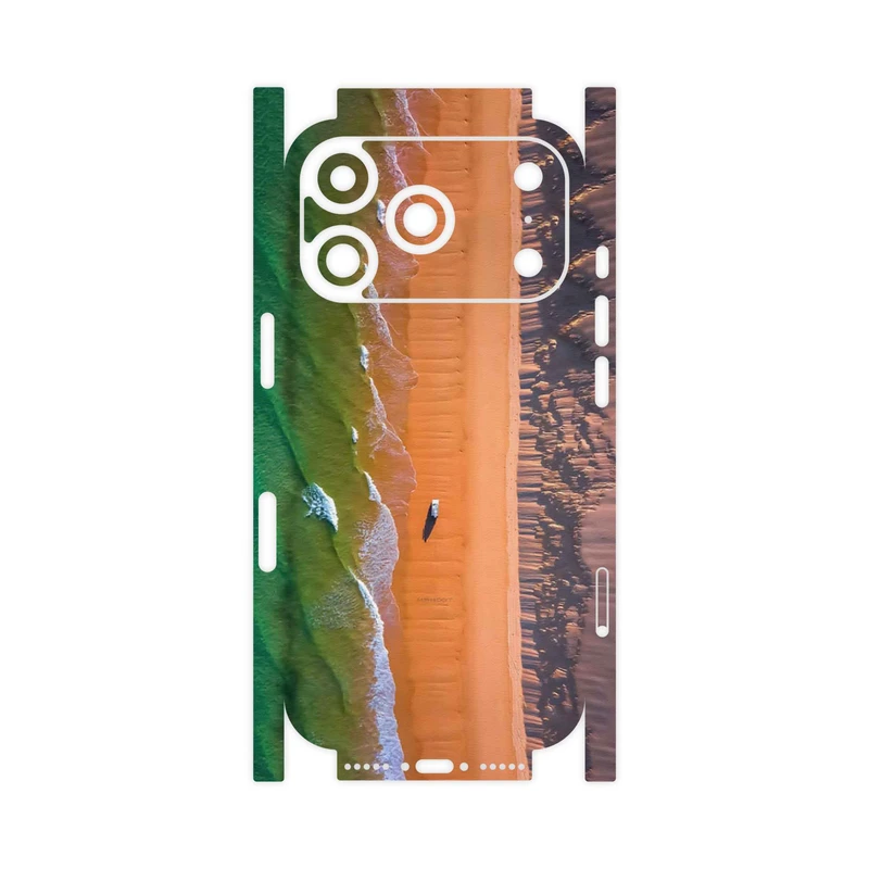 برچسب پوششی ماهوت مدل Beach and Green Sea-FullSkin مناسب برای گوشی موبایل اپل iPhone 17 Pro