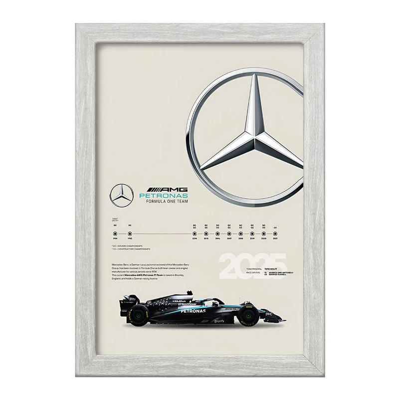 تابلو خندالو طرح مرسدس بنز (Mercedes Benz) کد F13492