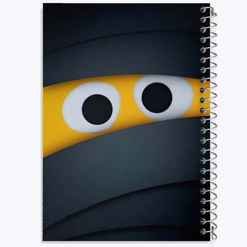 دفتر شطرنجی 50 برگ خندالو طرح ایموجی (Emoji) کد F13691