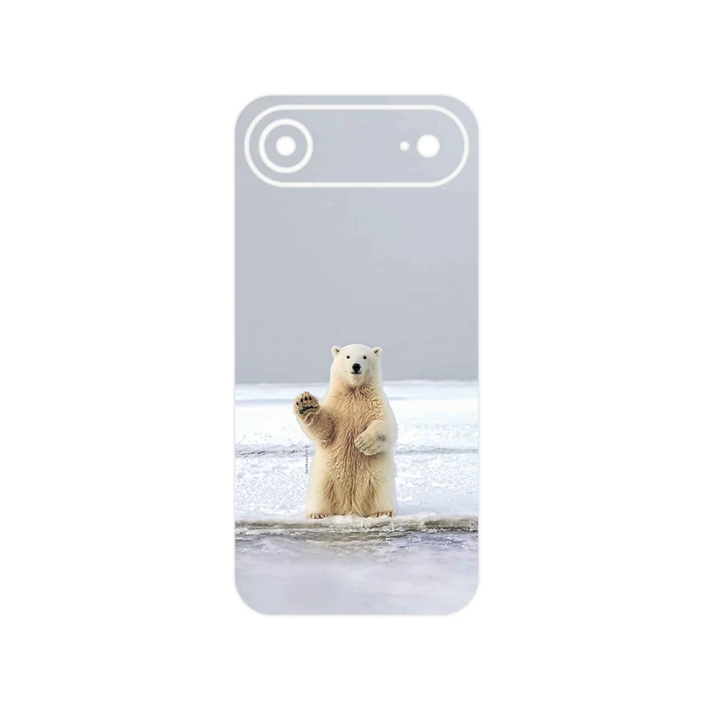 برچسب پوششی ماهوت مدل Polar_bear مناسب برای گوشی موبایل اپل iPhone 17 Air