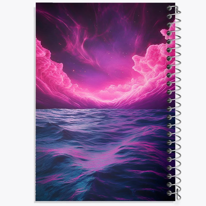 دفتر شطرنجی 50 برگ خندالو طرح دریا کد F12107