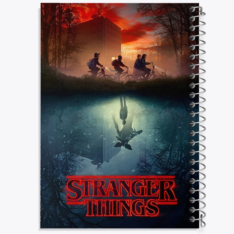 دفتر نقاشی 50 برگ خندالو طرح استرنجر تینگز (Stranger Things) کد F10170
