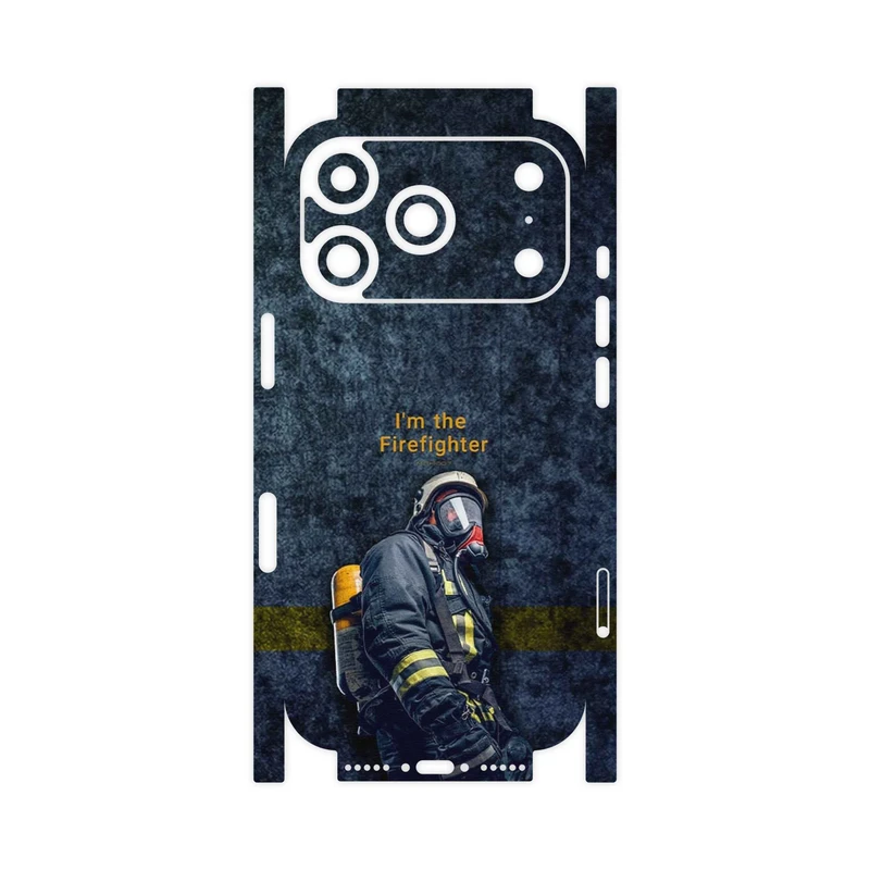 برچسب پوششی ماهوت مدل Firefighter-FullSkin مناسب برای گوشی موبایل اپل iPhone 17 Pro