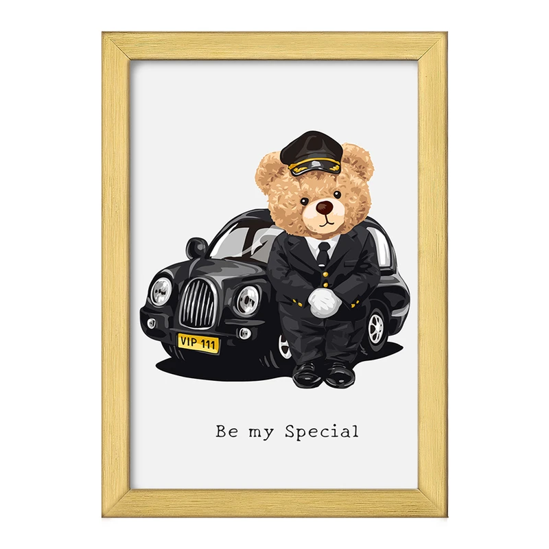 تابلو خندالو طرح تدی Teddy کد 26184