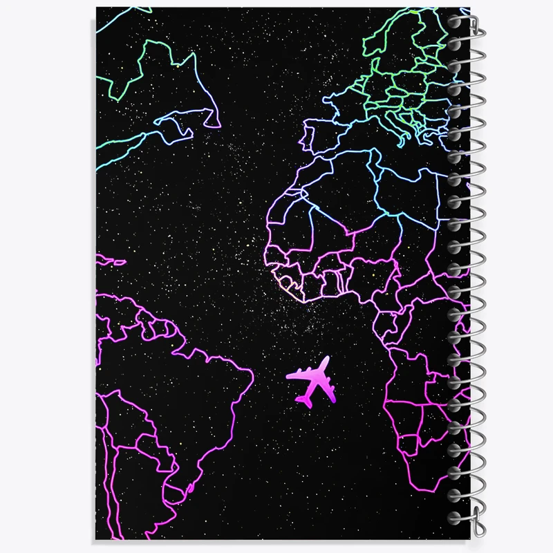 دفتر مشق 50 برگ خندالو طرح نقشه کد N7631