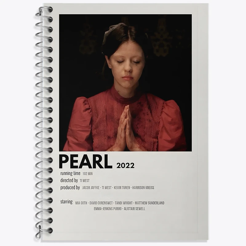 دفتر زبان دوخط 50 برگ خندالو طرح پرل (Pearl) کد F12987