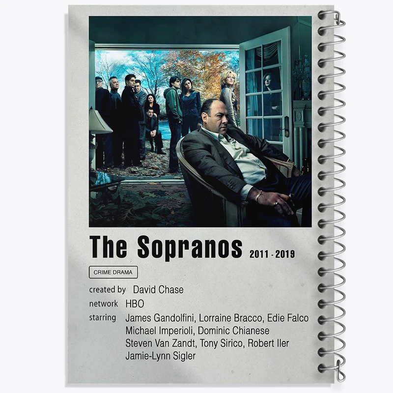 دفتر مشق 50 برگ خندالو طرح سوپرانو (The Sopranos) کد F11287