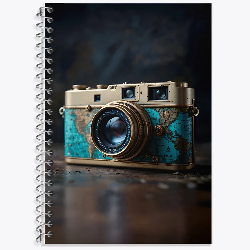 دفتر نت موسیقی 50 برگ خندالو طرح دوربین عکاسی کد F12076