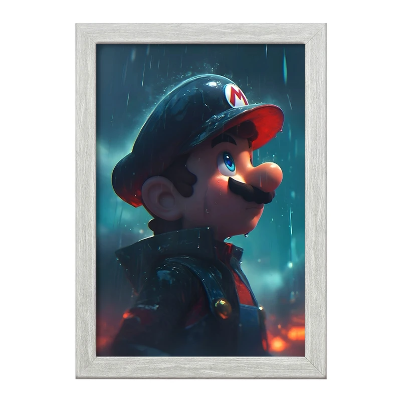 تابلو خندالو طرح سوپر ماریو (Super Mario) کد F8998