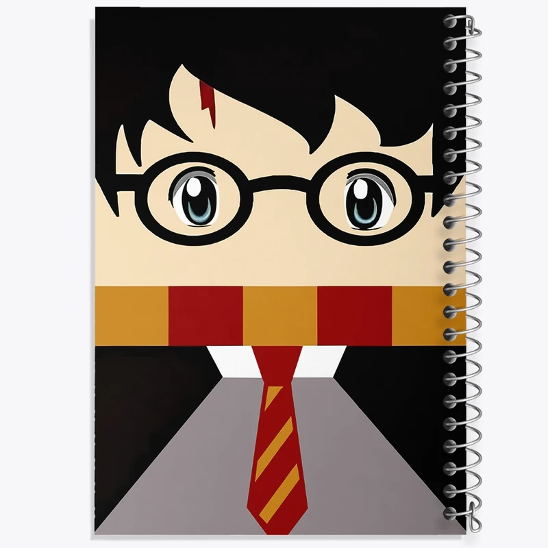 دفتر طراحی 50 برگ خندالو طرح هری پاتر (Harry Potter) کد N7212