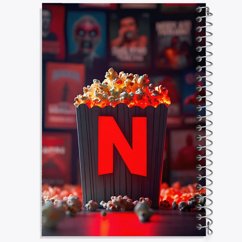 دفتر نقاشی 50 برگ خندالو طرح نِتفلیکس (Netflix) کد F12908