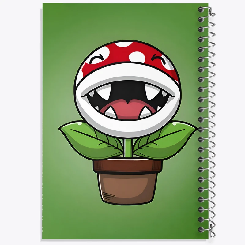 دفتر مشق 100 برگ خندالو طرح سوپر ماریو (Super Mario) کد F9437