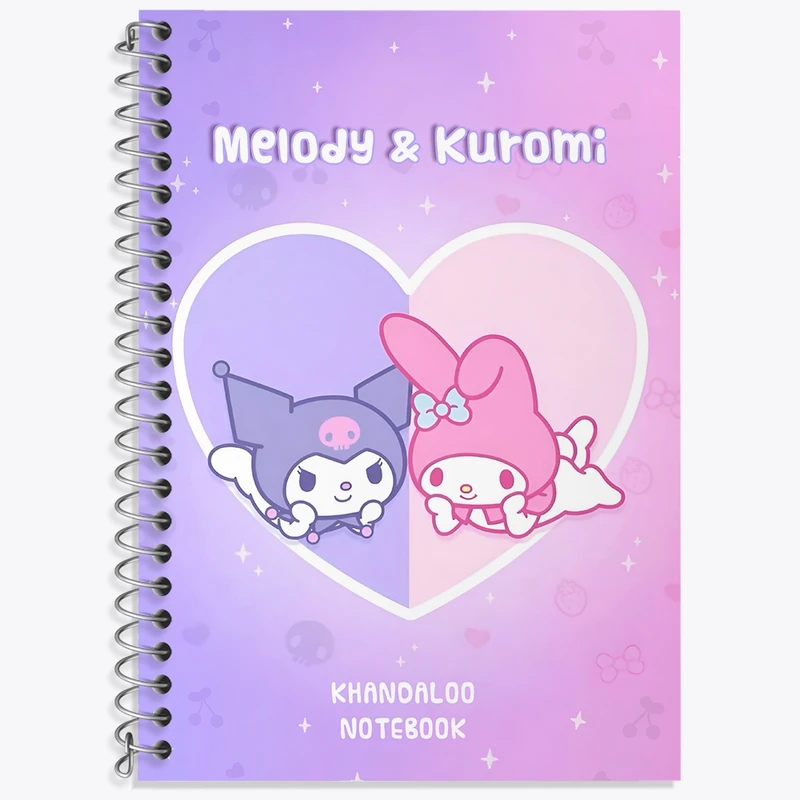 دفتر لغت 50 برگ خندالو طرح کرومی و مای ملودی کد N9013