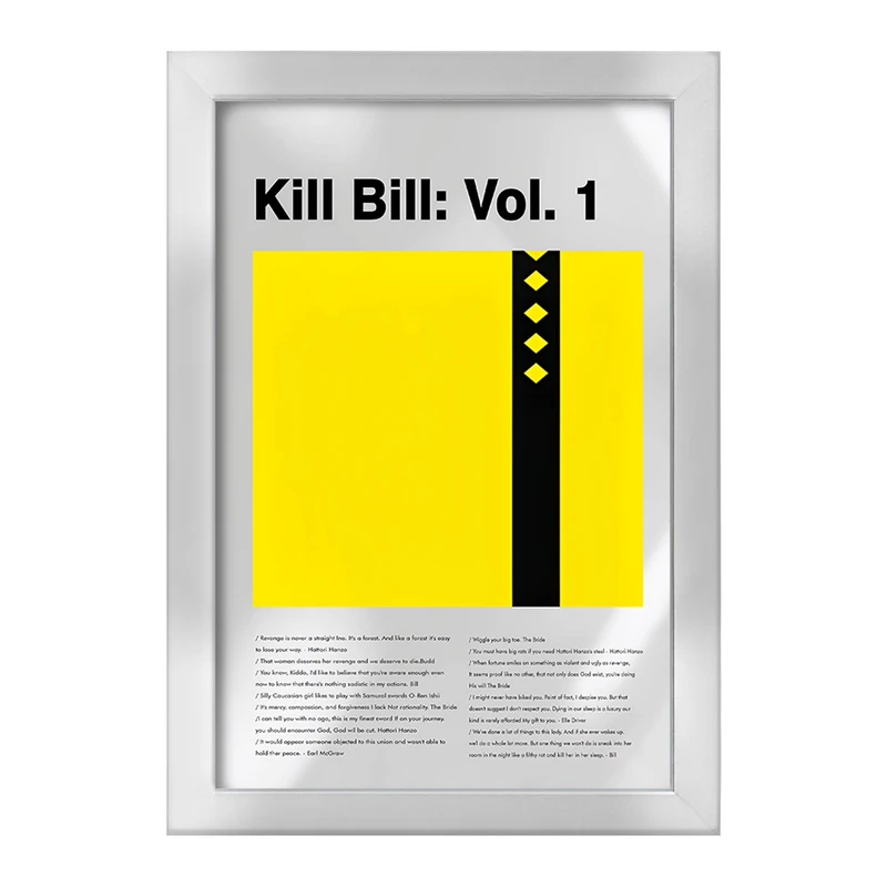 تابلو خندالو طرح بیل را بکش (Kill Bill) کد F13808