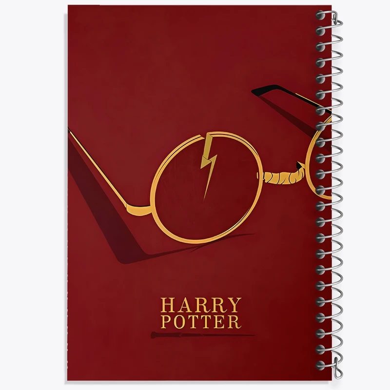دفتر طراحی 50 برگ خندالو طرح هری پاتر (Harry Potter) کد N3143