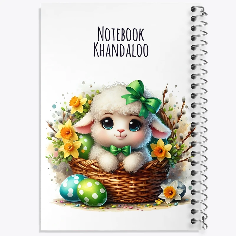 دفتر لیست خرید 50 برگ خندالو طرح گوسفند بامزه کد N7247