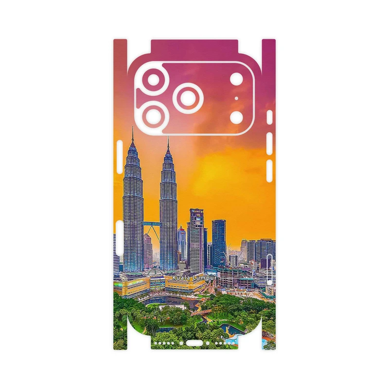 برچسب پوششی ماهوت مدل City of Kuala Lumpur-FullSkin مناسب برای گوشی موبایل اپل iPhone 17 Pro