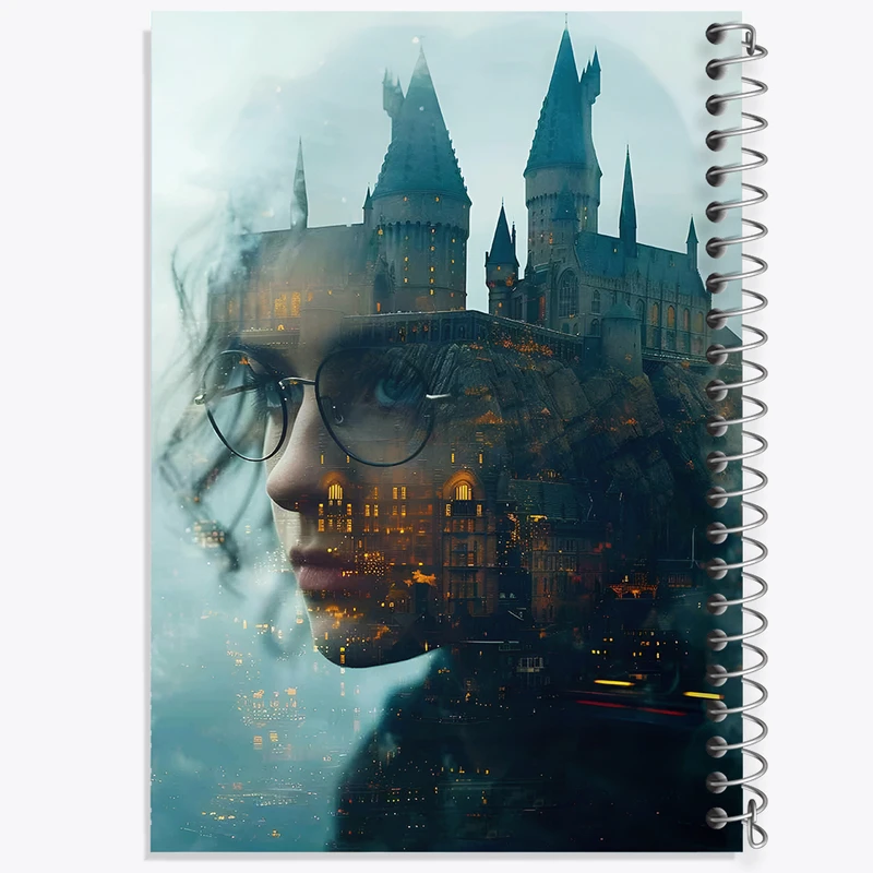 دفتر مشق 50 برگ خندالو طرح هرماینی هری پاتر (Harry Potter) کد F14190