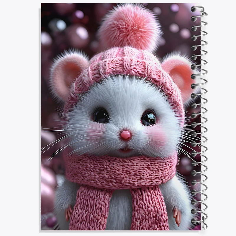 دفتر مشق 100 برگ خندالو طرح موش بامزه کد F9896