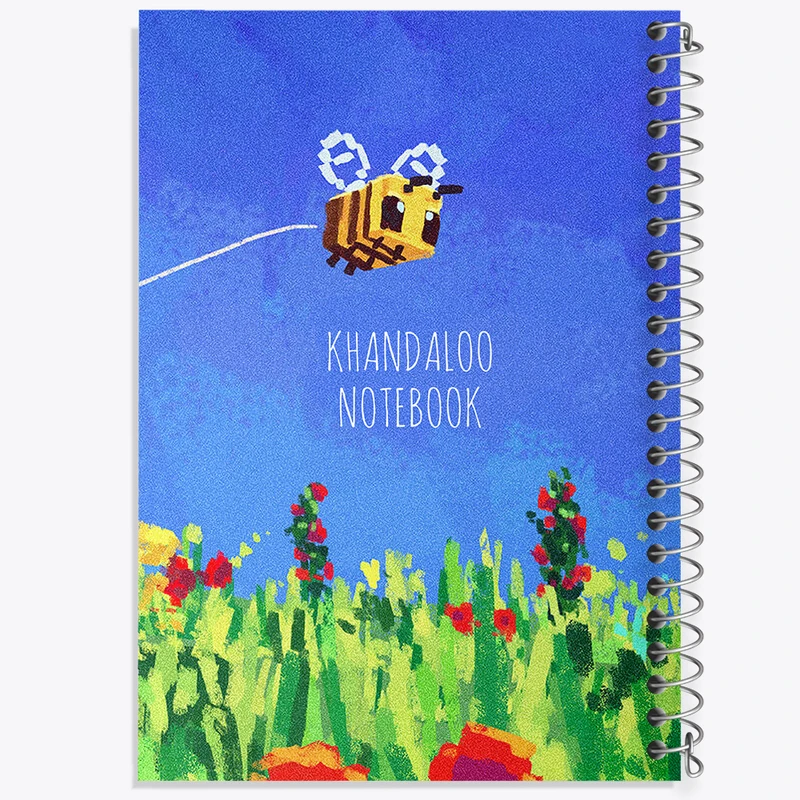 دفتر مشق 100 برگ خندالو طرح بازی ماینکرافت (Minecraft) کد N8660