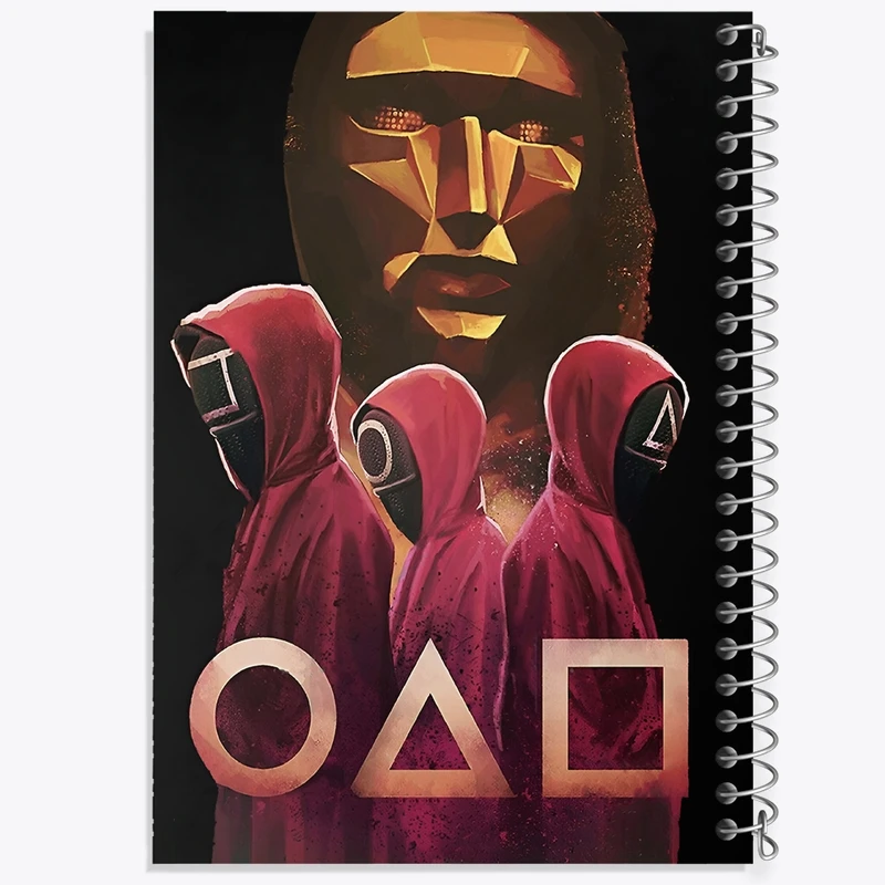 دفتر لیست خرید 50 برگ خندالو طرح بازی مرکب (Squid Game) کد F10136