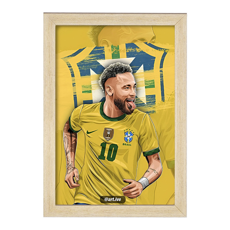 تابلو خندالو طرح نیمار جونیور کد F14273