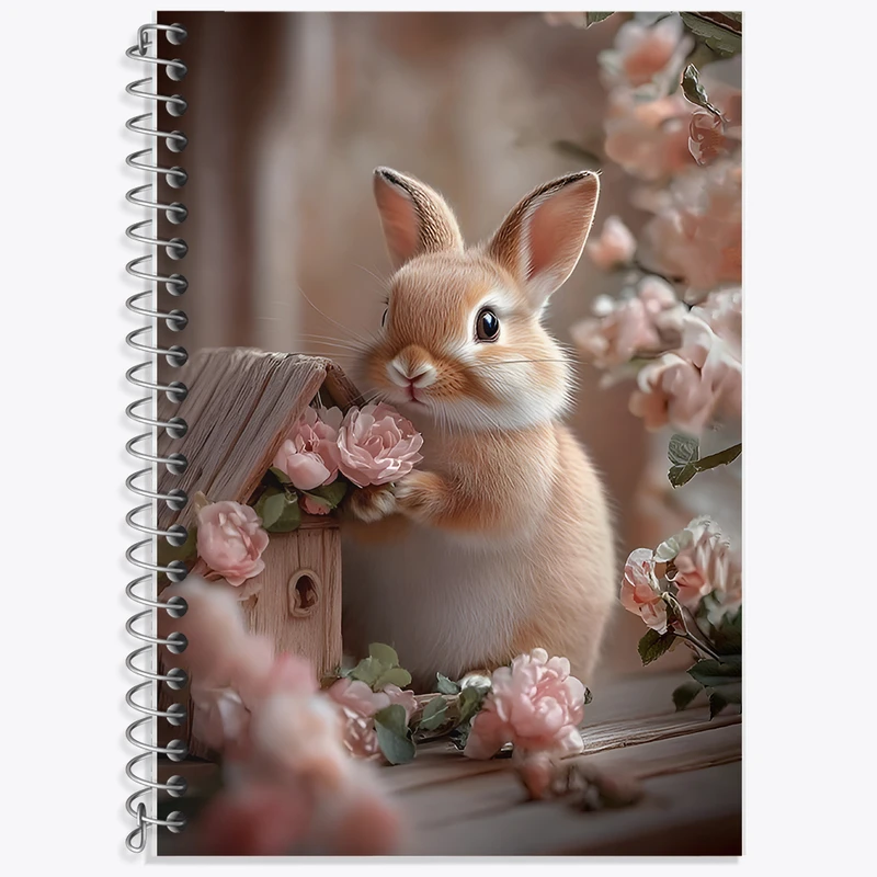 دفتر نت موسیقی 50 برگ خندالو طرح خرگوش کد F12033