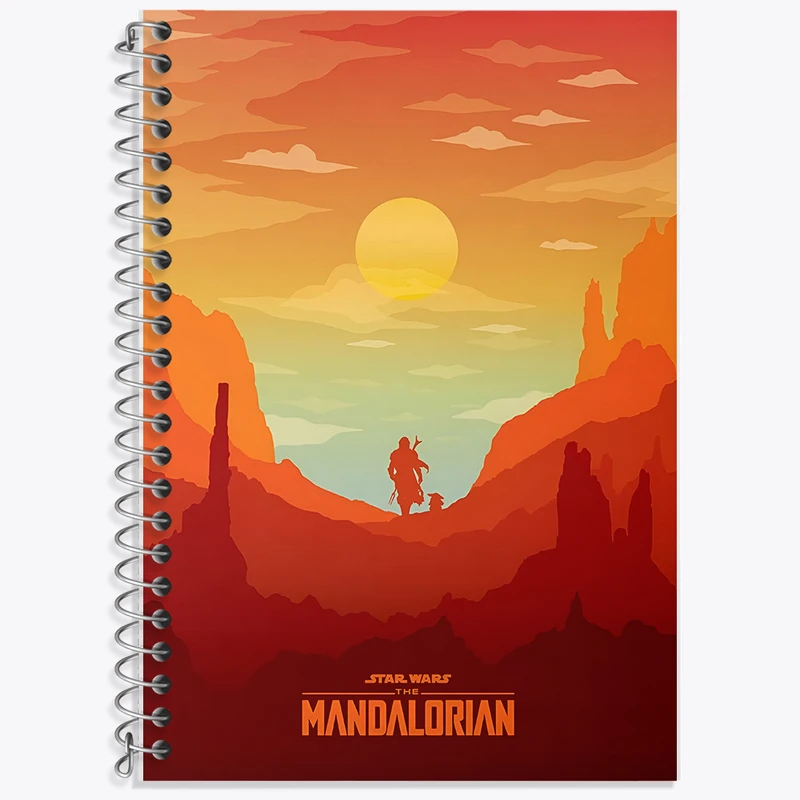 دفتر نت موسیقی 50 برگ خندالو طرح مندلورین (The Mandalorian) کد F13750