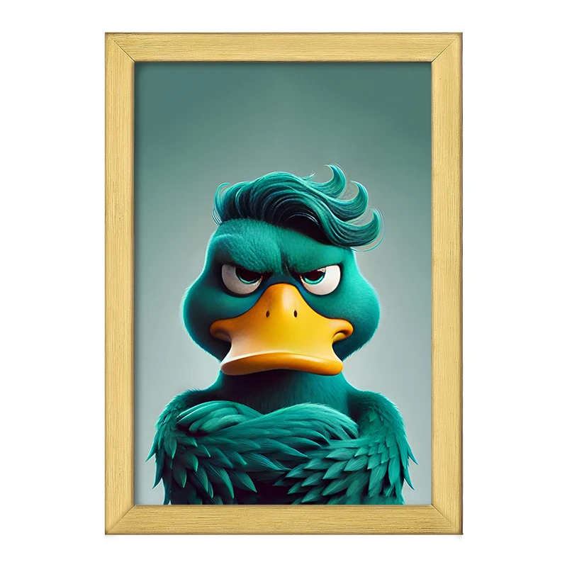 تابلو خندالو طرح اردک عصبانی کد F11829