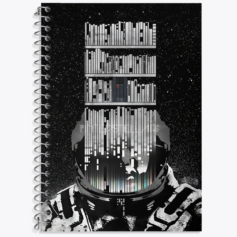 دفتر زبان دوخط 50 برگ خندالو طرح فیلم اینتراستلار کد F4716