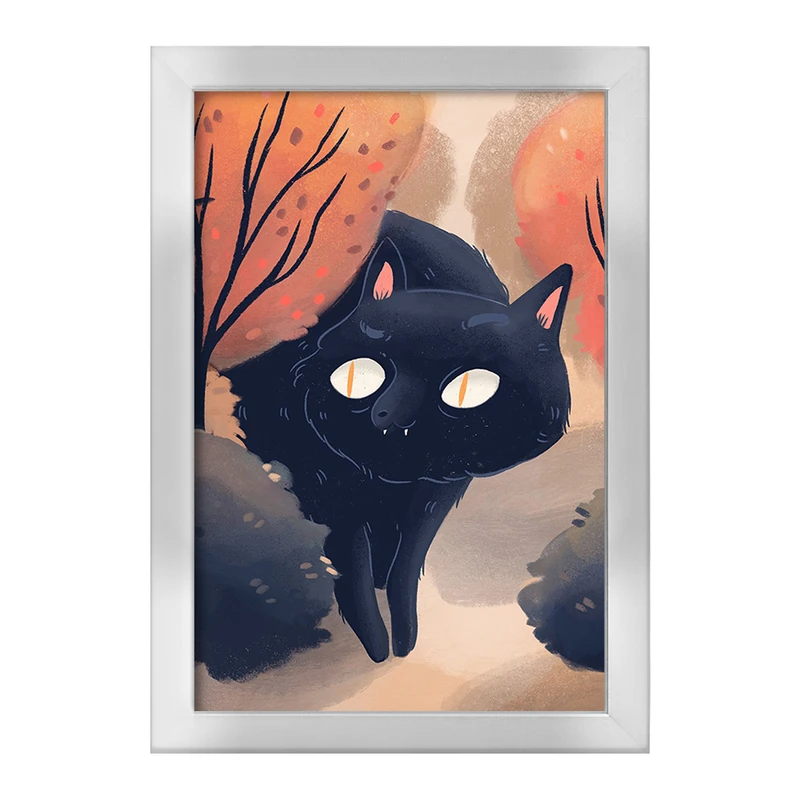 تابلو خندالو طرح گربه حیوانات بامزه  کد 21070