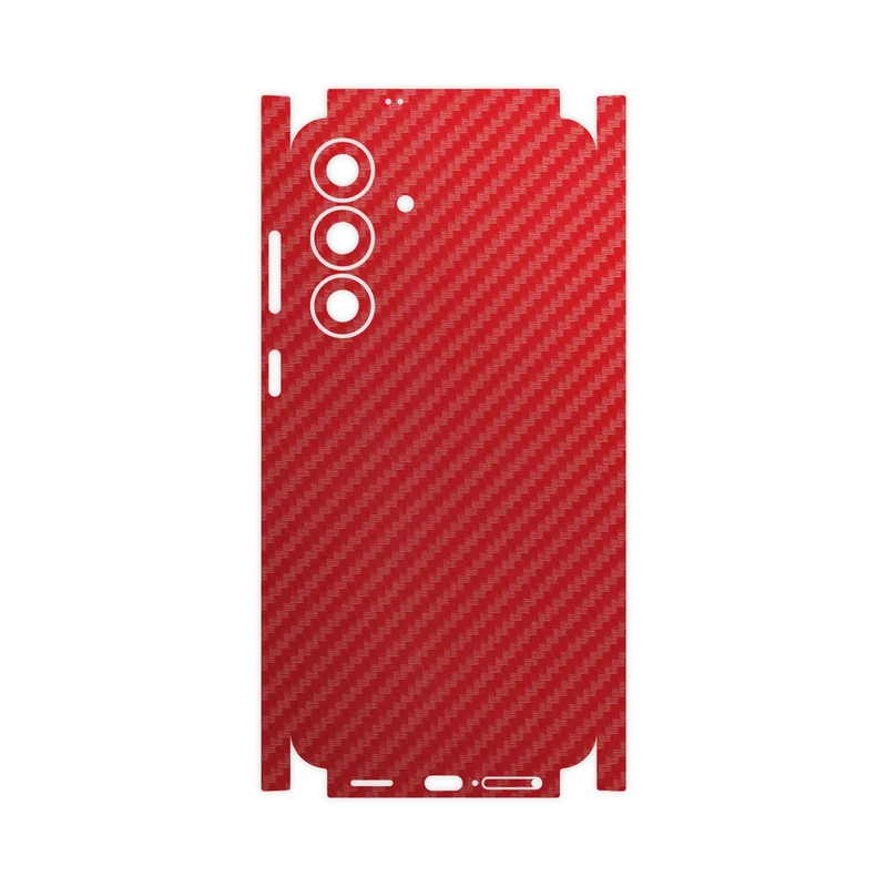 برچسب پوششی ماهوت مدل Red-Fiber-FullSkin مناسب برای گوشی موبایل سامسونگ Galaxy S25 FE