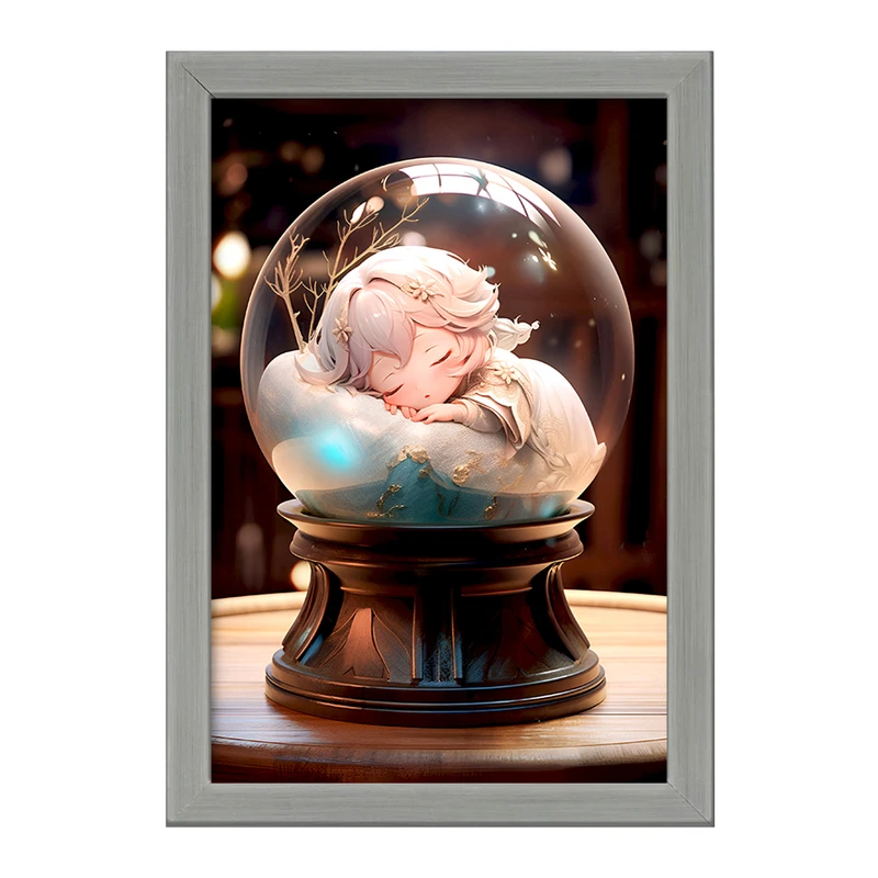 تابلو خندالو طرح دختر کیوت کد F9353