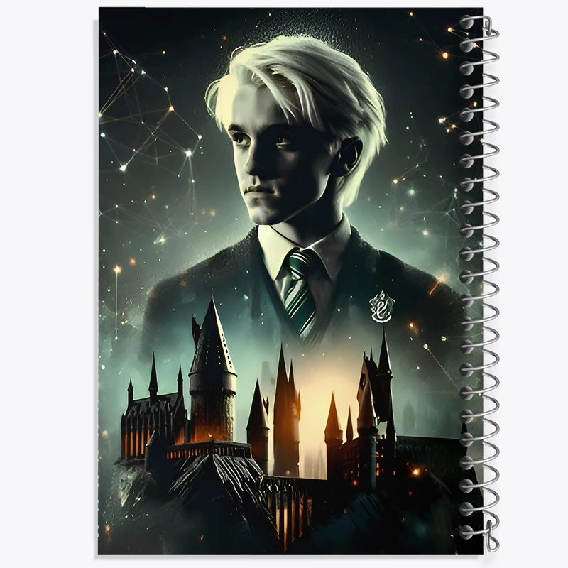 دفتر طراحی 50 برگ خندالو طرح مالفوی هری پاتر (Harry Potter) کد F9992